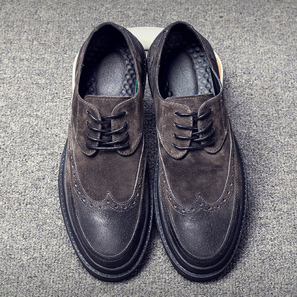 Lace-Up Suede Shoes | Soft Suede Finish, Timeless Design | Casual and Semi-Formal Wear