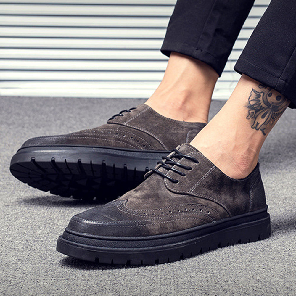 Lace-Up Suede Shoes | Soft Suede Finish, Timeless Design | Casual and Semi-Formal Wear