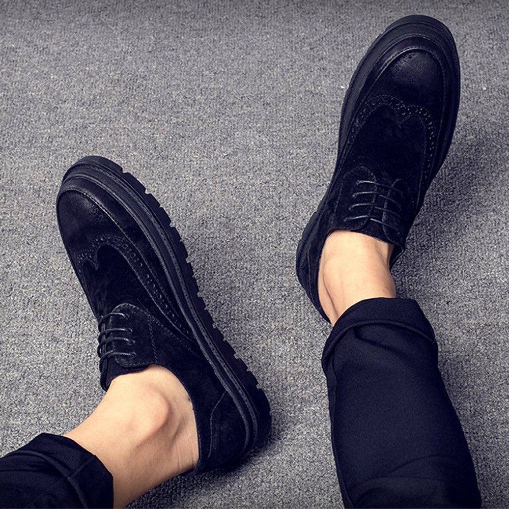 Lace-Up Suede Shoes | Soft Suede Finish, Timeless Design | Casual and Semi-Formal Wear
