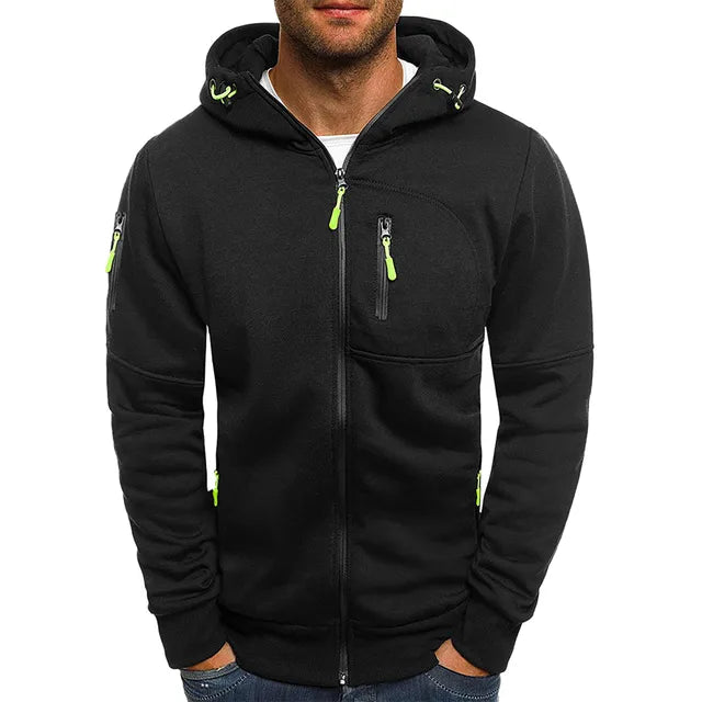 Zip-Up Hoodie | Functional Design | Warm and Stylish