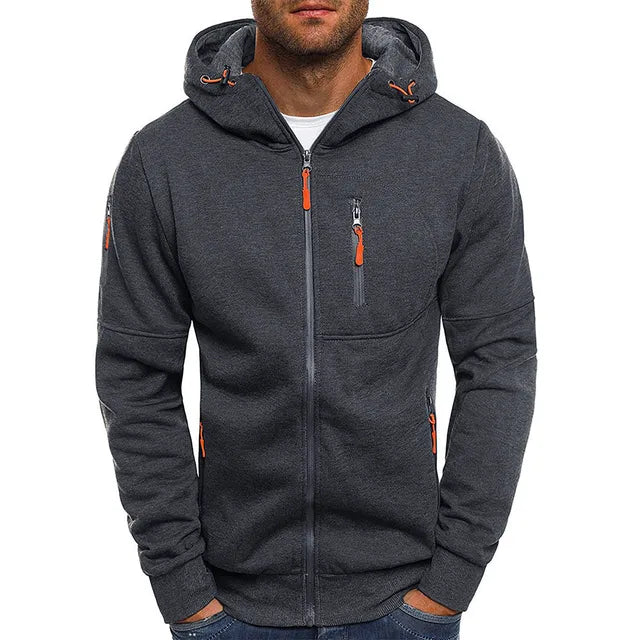 Zip-Up Hoodie | Functional Design | Warm and Stylish