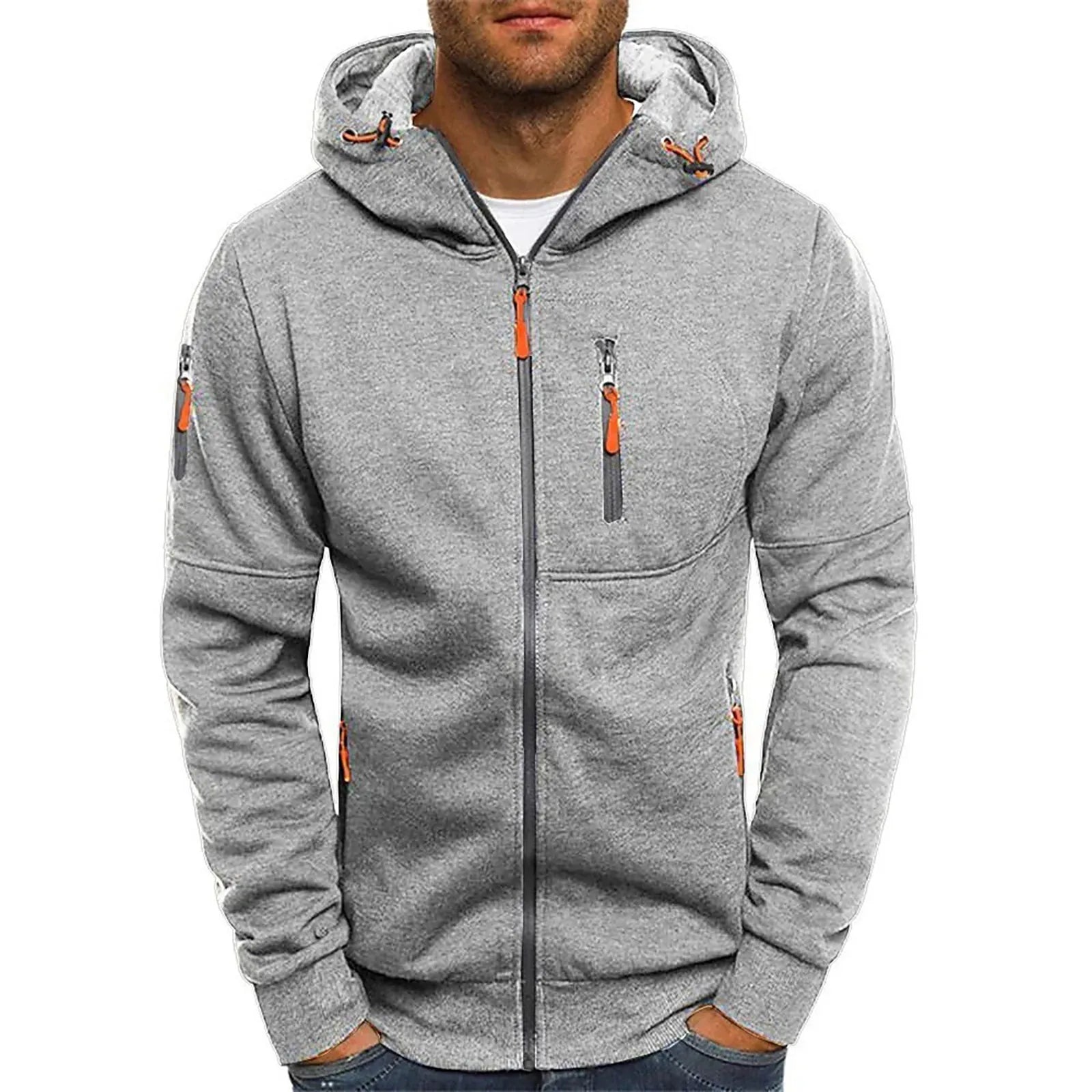 Zip-Up Hoodie | Functional Design | Warm and Stylish