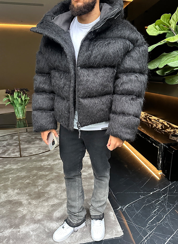 Faux Fur Hooded Puffer Jacket | Luxurious Warmth | Plush Style