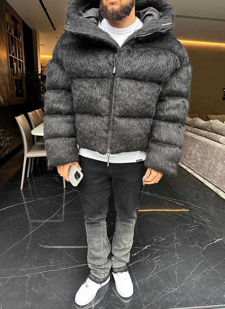 Faux Fur Hooded Puffer Jacket | Luxurious Warmth | Plush Style