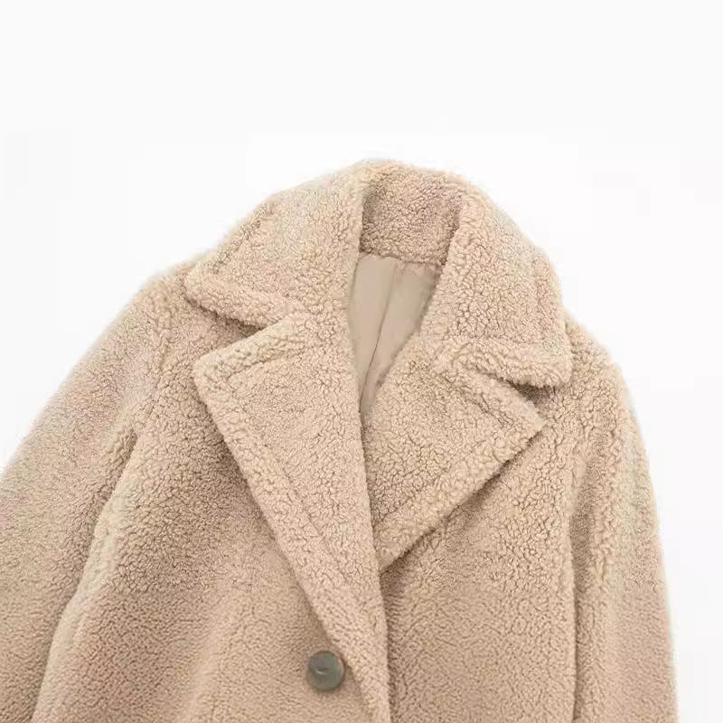 Longline Teddy Coat | Warm & Stylish | Faux Shearling Finish