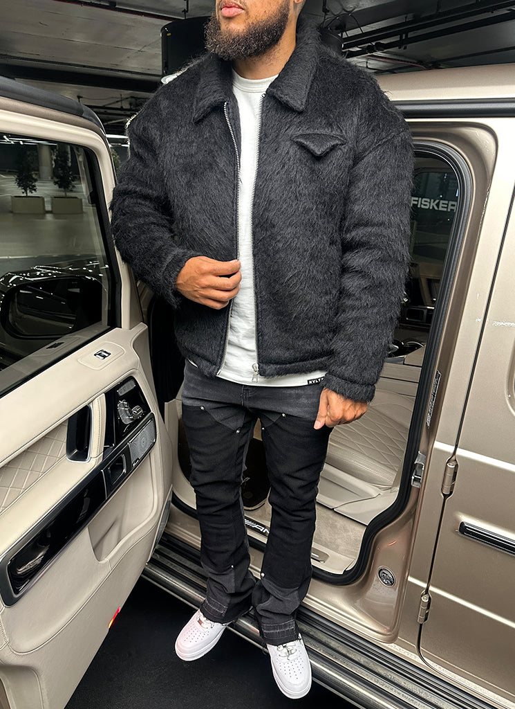 Shearling-Style Fleece Jacket | Warm and Rugged | Winter Essential