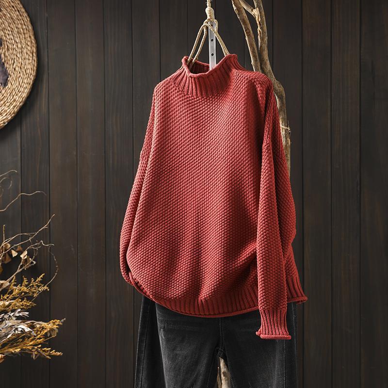 Oversized Knit Sweater | Chunky Turtleneck | Cosy & Stylish | Women’s Knitwear