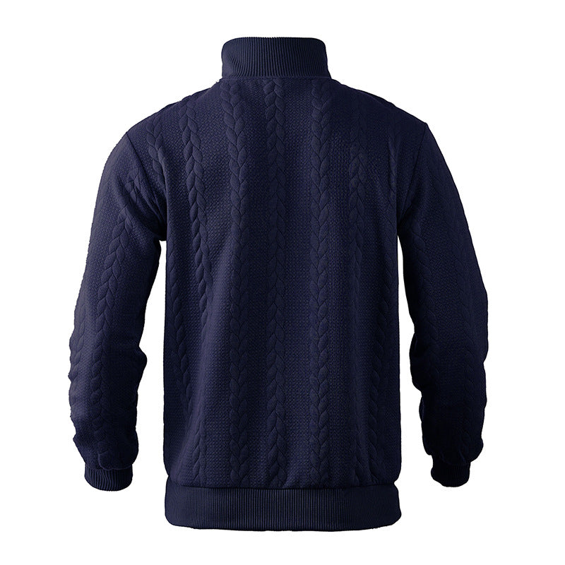 Cable-Knit Quarter-Zip Sweater | Warm and Stylish | Classic Design