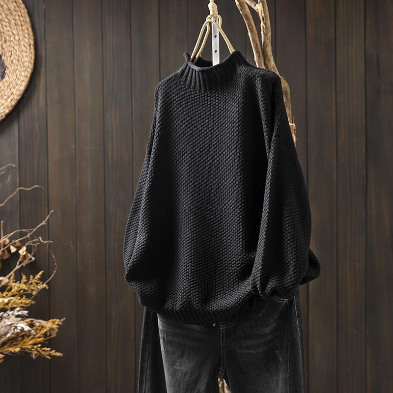 Oversized Knit Sweater | Chunky Turtleneck | Cosy & Stylish | Women’s Knitwear