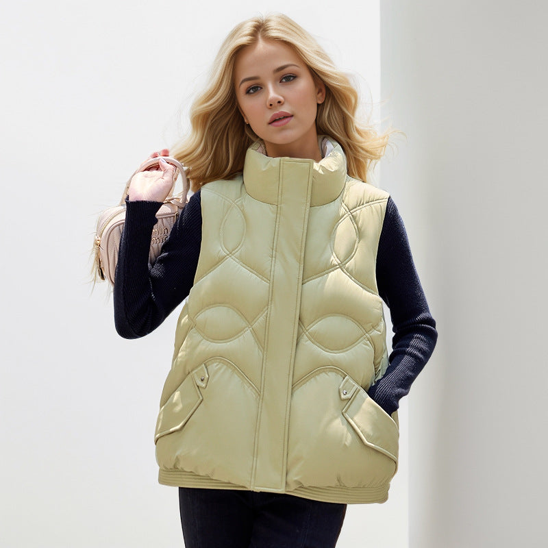 Sleeveless Puffer Vest | Quilted Design | Warm & Stylish