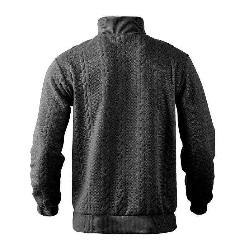 Cable-Knit Quarter-Zip Sweater | Warm and Stylish | Classic Design