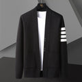 Striped Sleeve Cardigan | Slim-Fit | Modern and Stylish