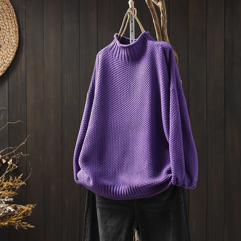 Oversized Knit Sweater | Chunky Turtleneck | Cosy & Stylish | Women’s Knitwear