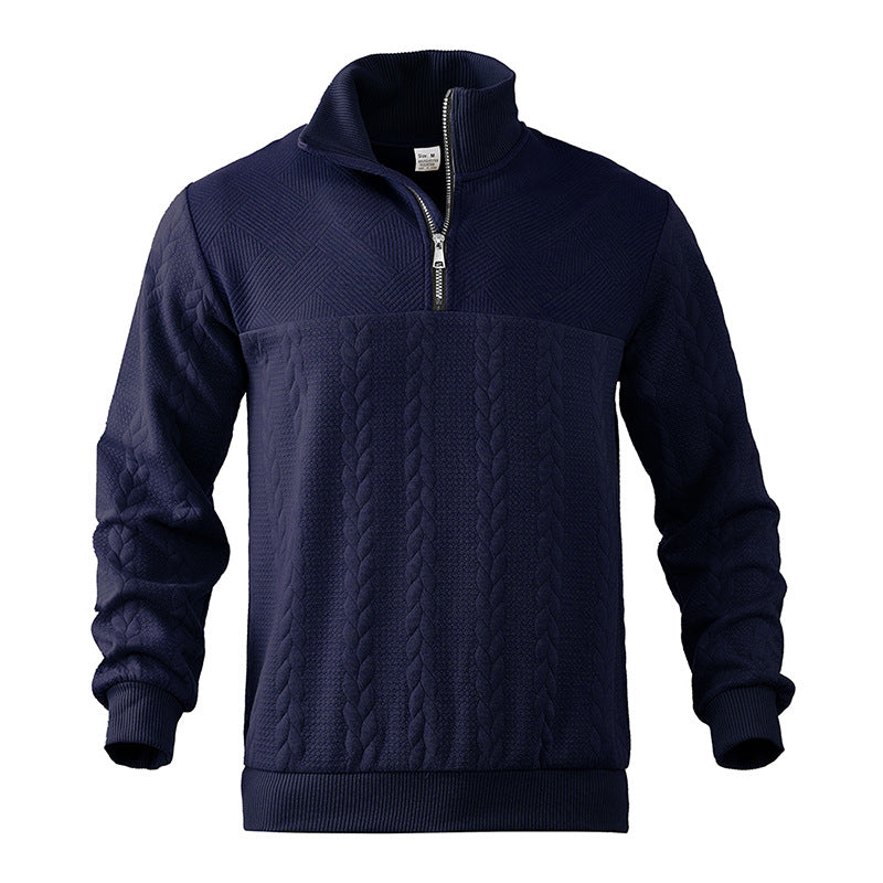 Cable-Knit Quarter-Zip Sweater | Warm and Stylish | Classic Design