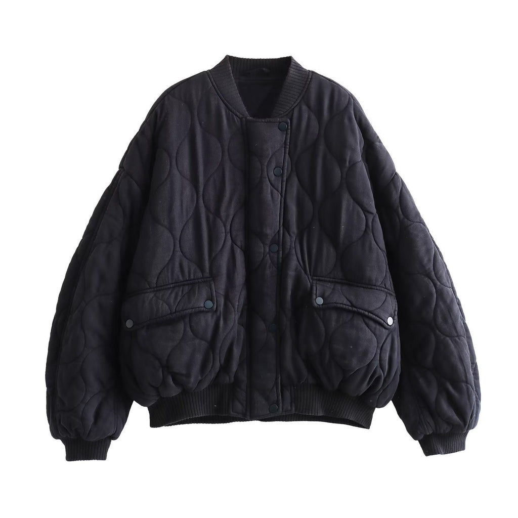 Quilted Bomber Jacket | Puff Style | Casual Outerwear