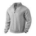Cable-Knit Quarter-Zip Sweater | Warm and Stylish | Classic Design
