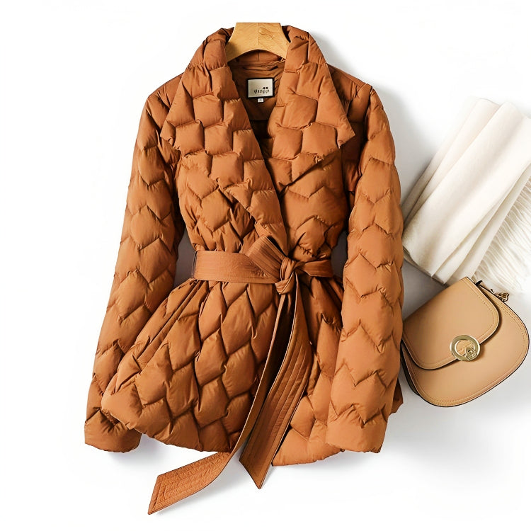 Quilted Belted Jacket | Stylish Warmth | Modern Fit