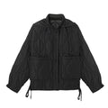 Quilted Hooded Coat | Large Pockets, Loose Fit | Casual Autumn and Winter Wear