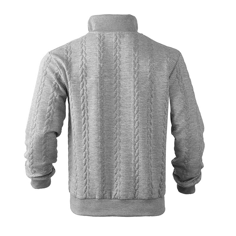 Cable-Knit Quarter-Zip Sweater | Warm and Stylish | Classic Design