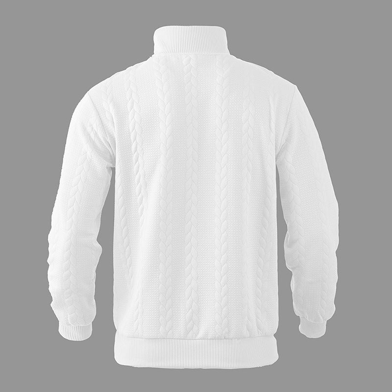 Cable-Knit Quarter-Zip Sweater | Warm and Stylish | Classic Design