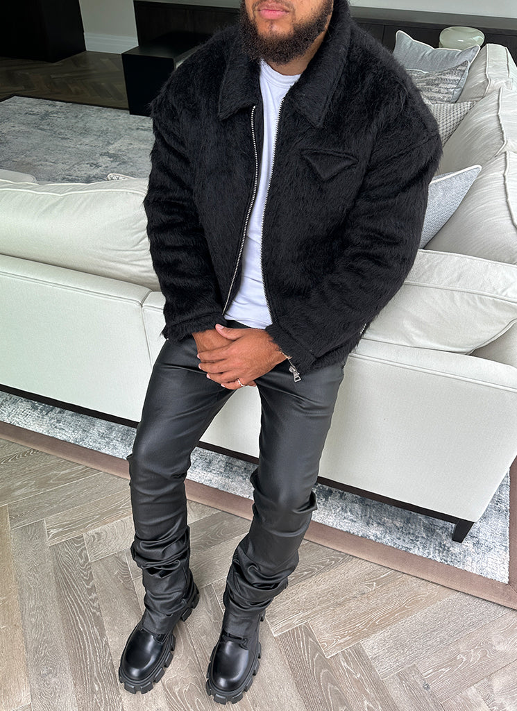 Shearling-Style Fleece Jacket | Warm and Rugged | Winter Essential