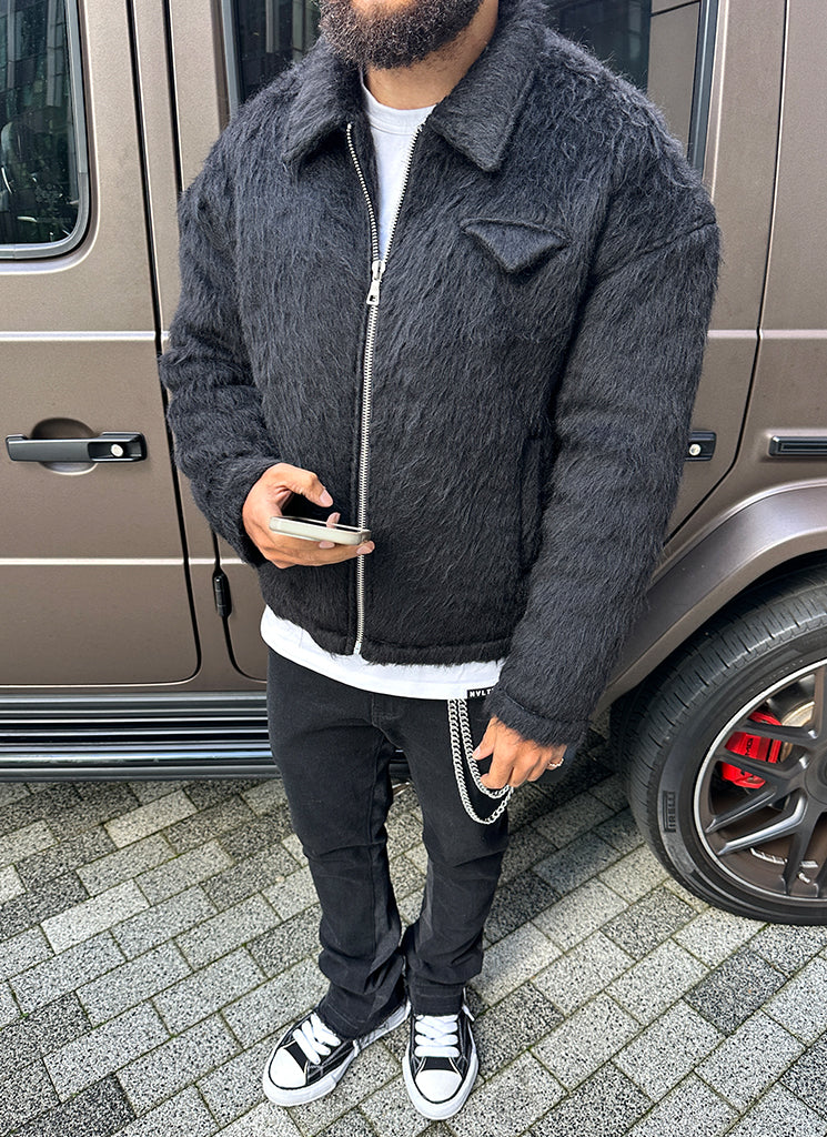 Shearling-Style Fleece Jacket | Warm and Rugged | Winter Essential