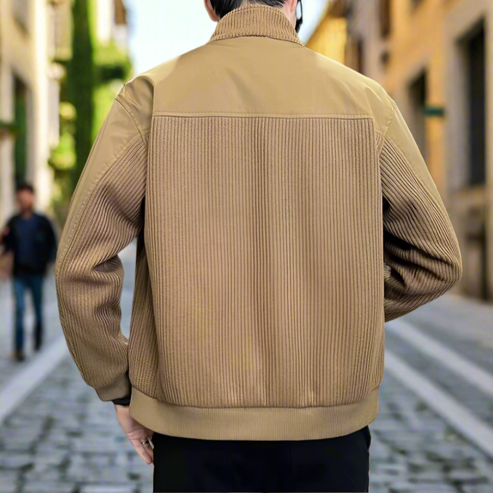 Knitted Patchwork Jacket | Unique Design, Soft Material | Casual and Everyday Wear