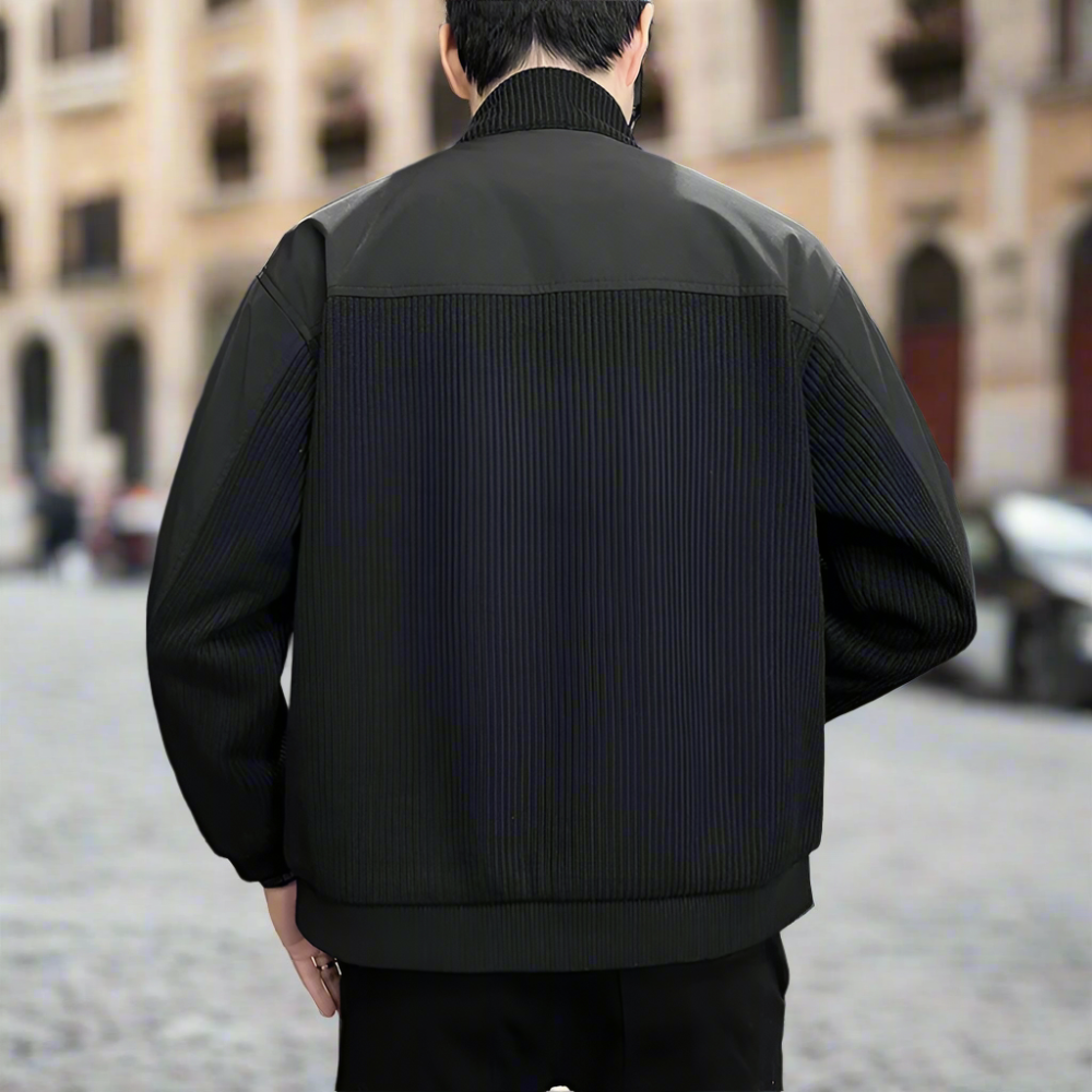 Knitted Patchwork Jacket | Unique Design, Soft Material | Casual and Everyday Wear