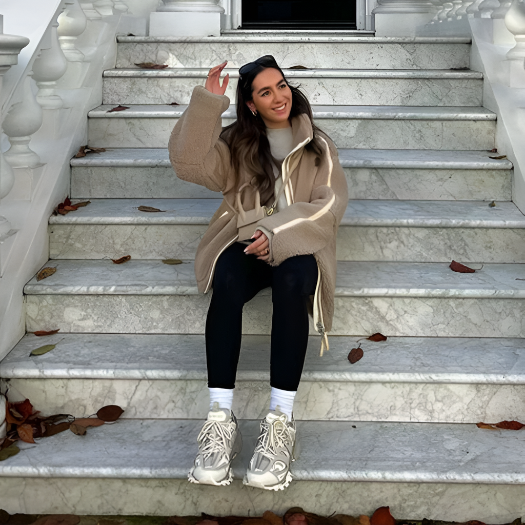 Oversized Teddy Jacket | Polyester | Warm and Luxurious