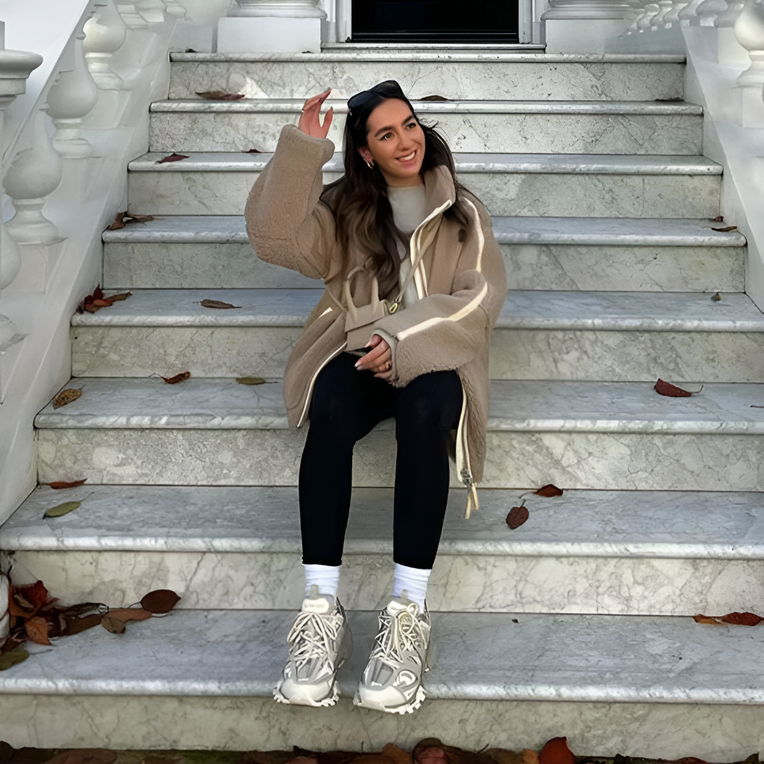 Oversized Teddy Jacket | Polyester | Warm and Luxurious