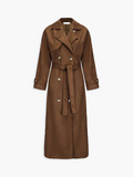 Trench Coat | Faux Suede Finish | Everyday & Formal Wear