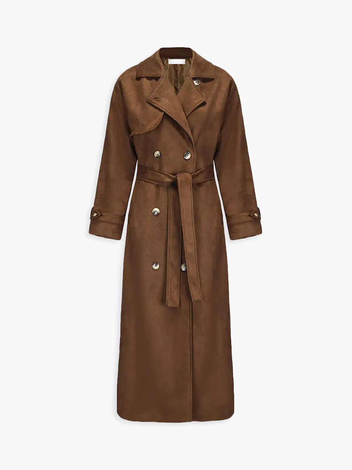 Trench Coat | Faux Suede Finish | Everyday & Formal Wear