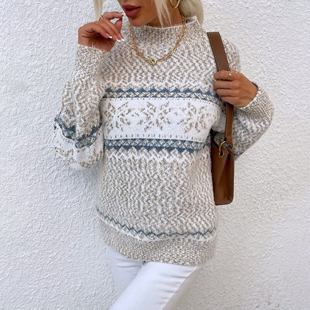Fair Isle Knit Sweater | Acrylic | Cozy and Festive
