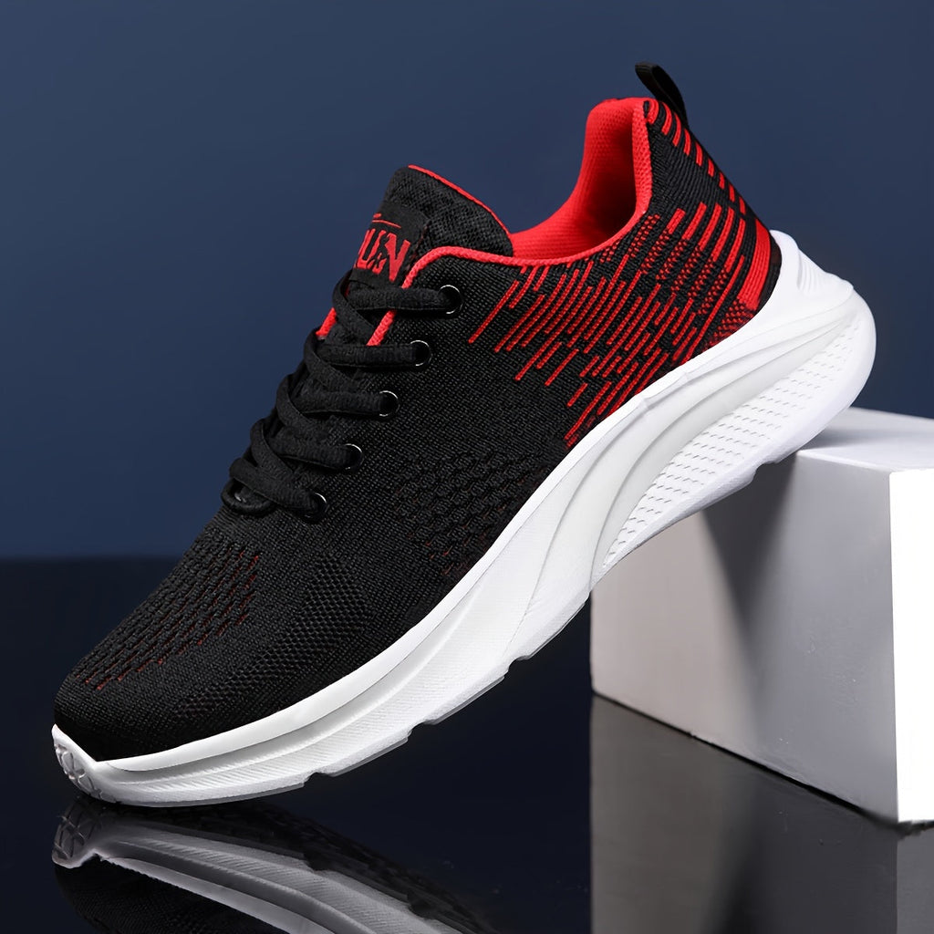 Breathable Knit Running Shoes | Lightweight Cushioning | Anti-Slip Sole | Everyday Active Wear
