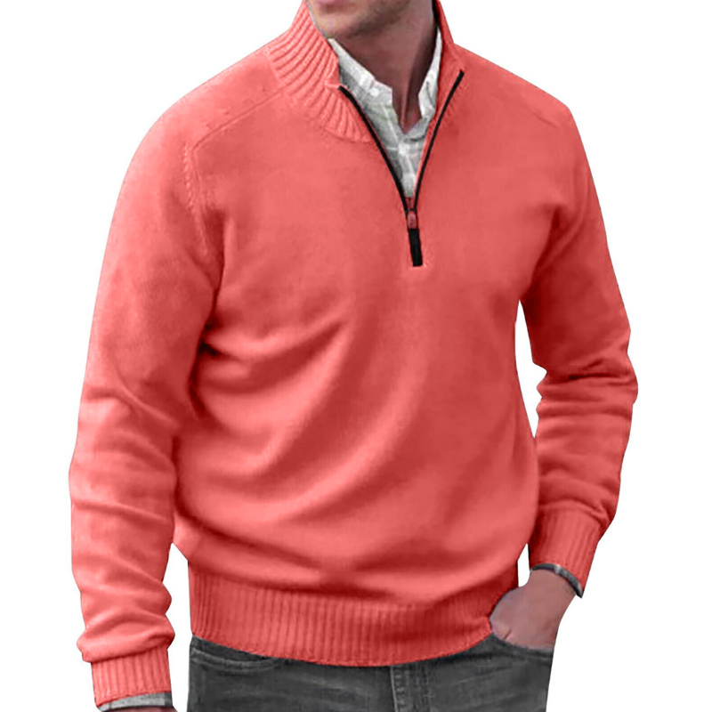 Half-Zip Knitted Jumper | Soft Knit | Everyday Wear