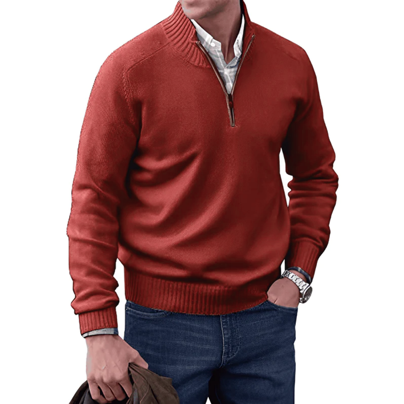 Half-Zip Knitted Jumper | Soft Knit | Everyday Wear