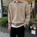 Collared Knit Sweater | Cotton Blend | Casual and Refined