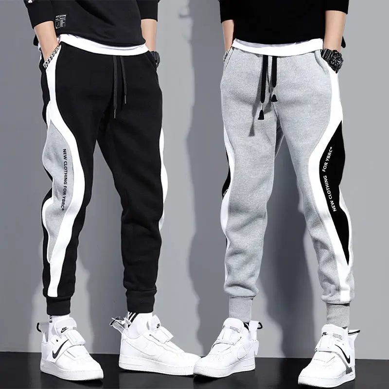 Two-Tone Jogger Pants | Cotton Blend | Stylish and Comfortable