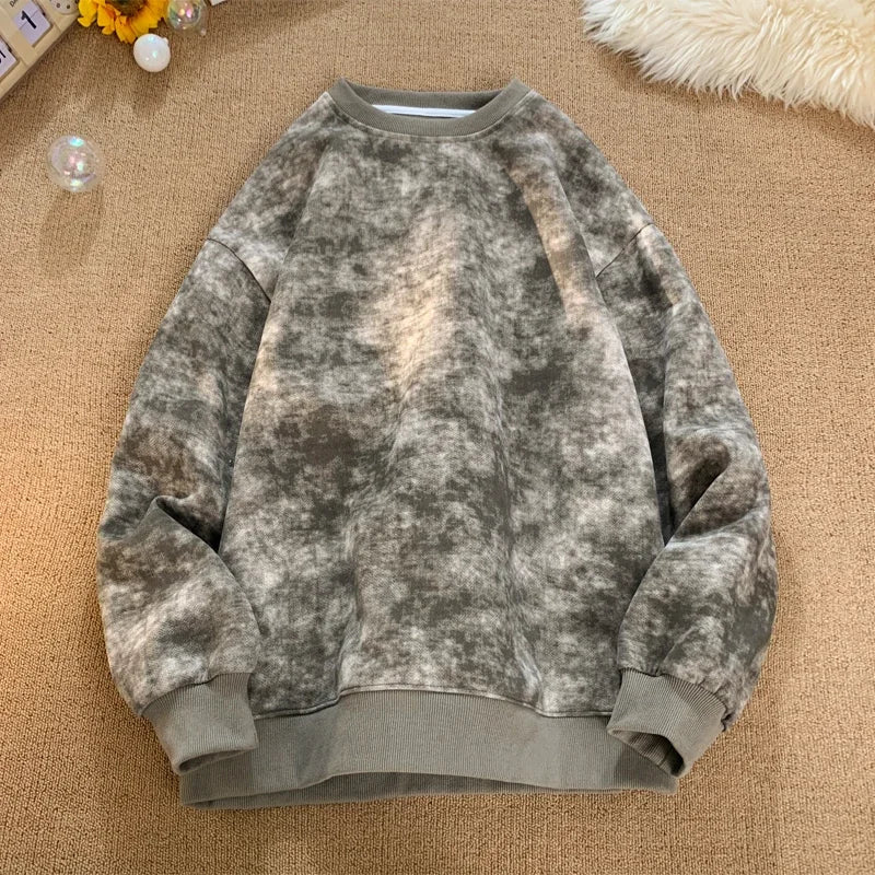Tie-Dye Oversized Sweatshirt | Artistic Style | Comfortable Fit