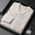Cable-Knit Sweater | V-Neck | Textured Design