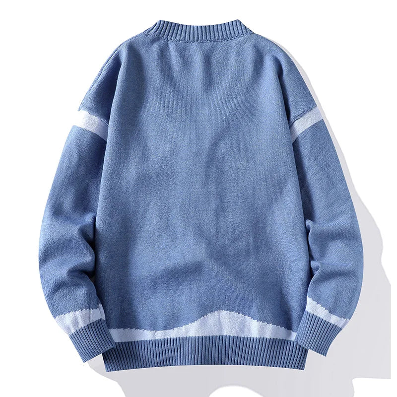 Toggle-Closure Cardigan | Striped Accents | Casual Comfort