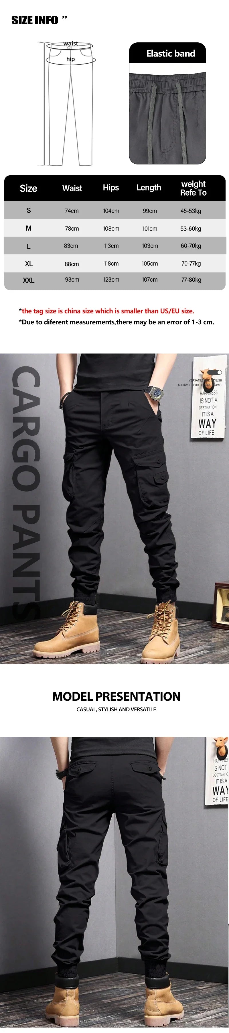 Tactical Cargo Joggers | Durable and Stylish | Multi-Pocket Design