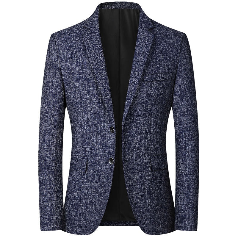 Tweed Blazer | Textured Finish | Slim Fit Design