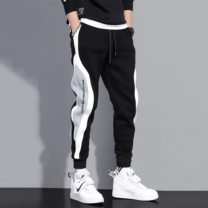 Two-Tone Jogger Pants | Cotton Blend | Stylish and Comfortable