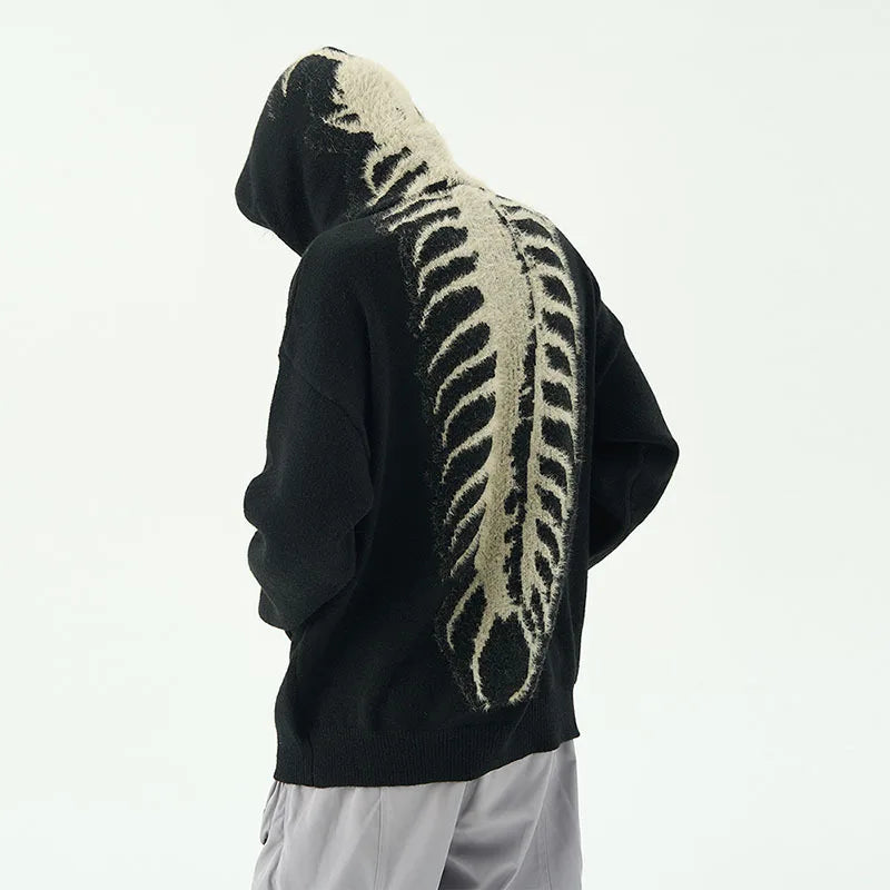 Spine Graphic Hoodie | Bold Design | Relaxed Fit