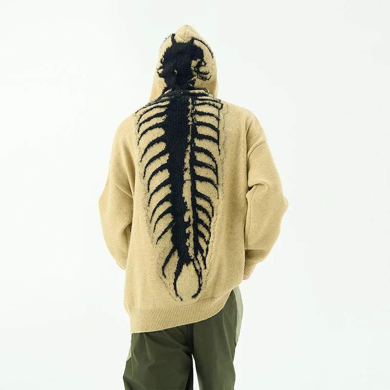 Spine Graphic Hoodie | Bold Design | Relaxed Fit