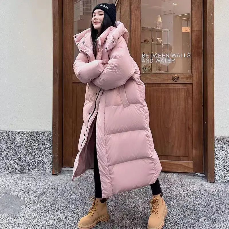 Long Oversized Puffer Coat | Winter Warmth | Trendy & Functional
