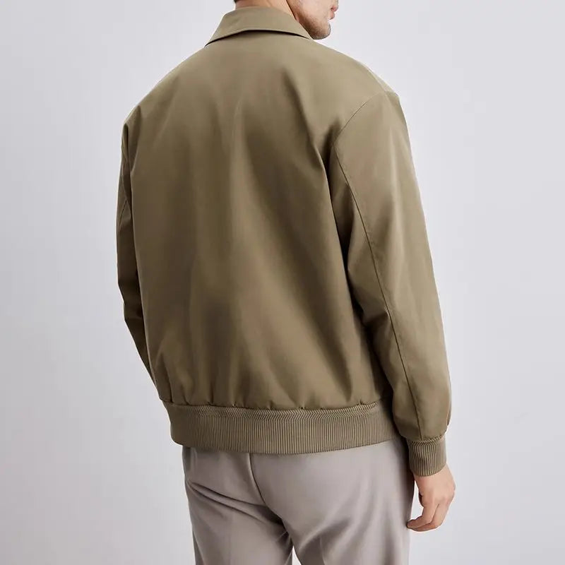 Minimalist Collared Jacket | Lightweight & Versatile | Smart-Casual