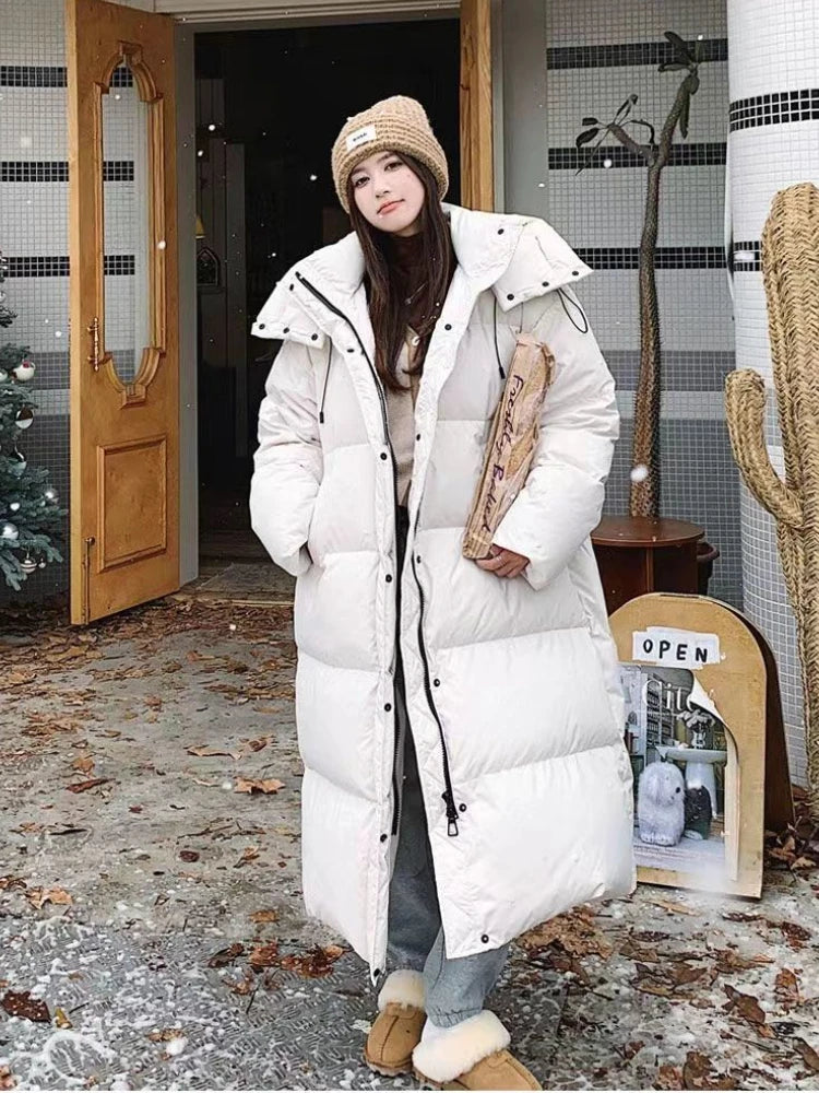 Long Oversized Puffer Coat | Winter Warmth | Trendy & Functional