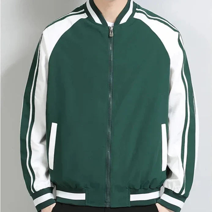 Varsity Bomber Jacket | Sporty Design | Lightweight and Trendy